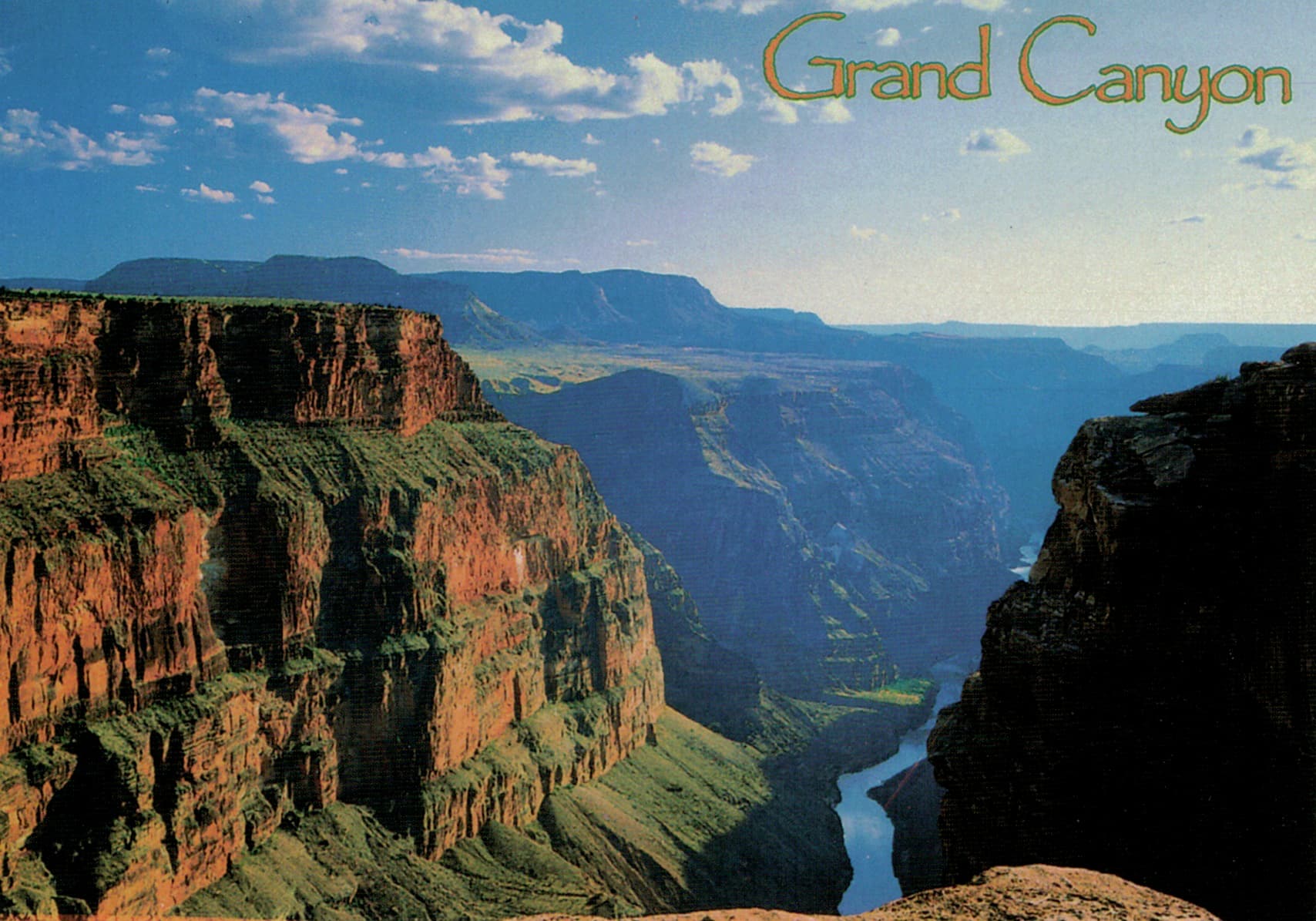 Postcard of the Grand Canyon.